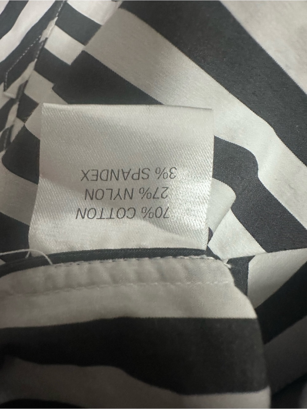Frankie Shop - SYLVIA OXFORD SHIRT - BLACK/WHITE STRIPE Small - Picture 6 of 12